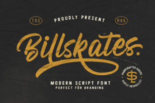 Billskates: A Bold Script Font for Digital Branding