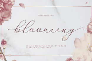 Blooming: The Script Font That Elevates Your Brand’s Visual Story