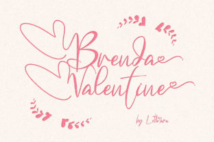 Brenda Valentine: A Romantic Handwritten Font for Editorial Design