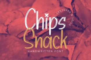 Chips Snack: A Playful, Confident Script Font for Editorial Charm