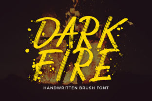 Dark Fire: A Font That Ignites Creativity