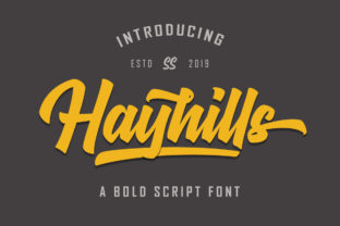 Hayhills: A Script Font for Web Design and Brand Identity