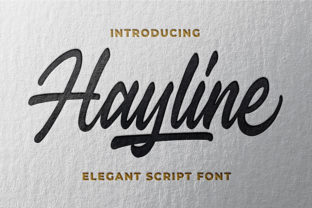 Hayline: A Bold Script Font That Elevates Digital Branding