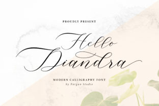 Hello Diandra: A Script Font That Elevates Your Brand