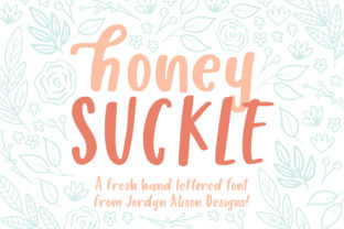 Honey Suckle: A Light, Romantic Script Typeface for Digital Branding
