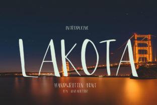 Lakota: A Handwritten Display Font for Editorial Impact