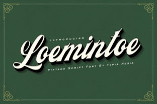 Loemintoe: A Timeless Script Font for Editorial Design