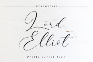Lord Elliot: A Script Font for Editorial Elegance