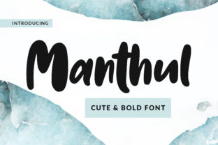 Manthul: The Bold Handwritten Font for Powerful Digital Communication