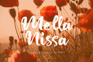 Mella Nissa: A Script Font for Campaign Creativity
