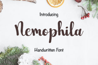 Nemophila: A Refined Script Font for Editorial Design