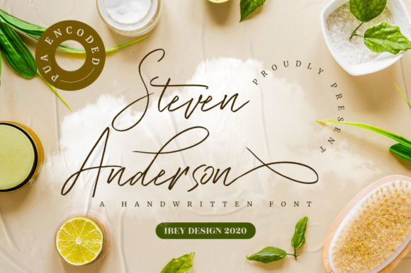 Steven Anderson: A Script Font That Elevates Digital Branding