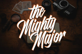 The Mighty Major: A Script Font That Commands Attention