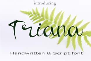 Triana: A Handwritten Font That Makes Your Brand Feel Human